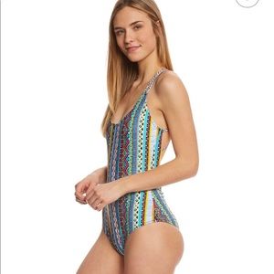 Volcom one-piece swim suit